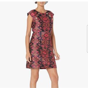 Trina Turk Angelou Sierra Primrose Jacquard Shift Dress Size 10 NWT